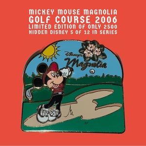 RARE - 2006 Mickey Mouse Magnolia Golf Course Collectible Limiter Edition Pin